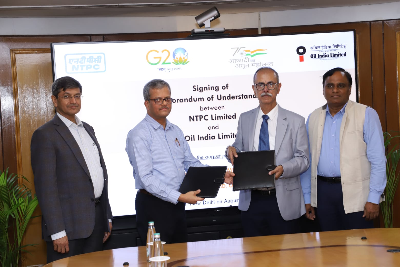 NTPC and Oil India Join Forces for Renewable Energy and Green Initiatives