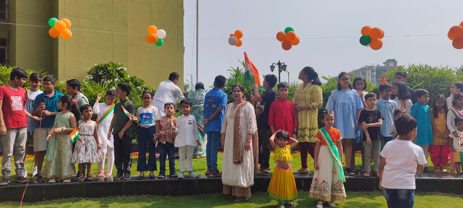 Vibrant Independence Day Celebration at Indosam 75, Sector 75, Noida