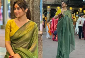 Aparna Dixit seeks divine blessings at Mahakaleshwar temple in Ujjain