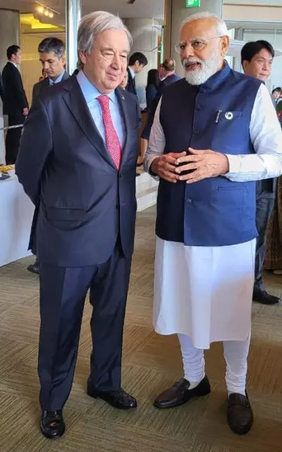 Guterres congratulates Modi on starting third term