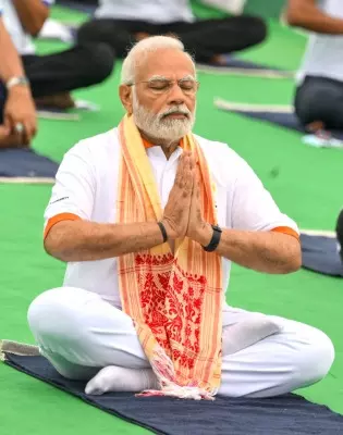 Yoga enables us to navigate lifes challenges with calm and fortitude, says PM Modi