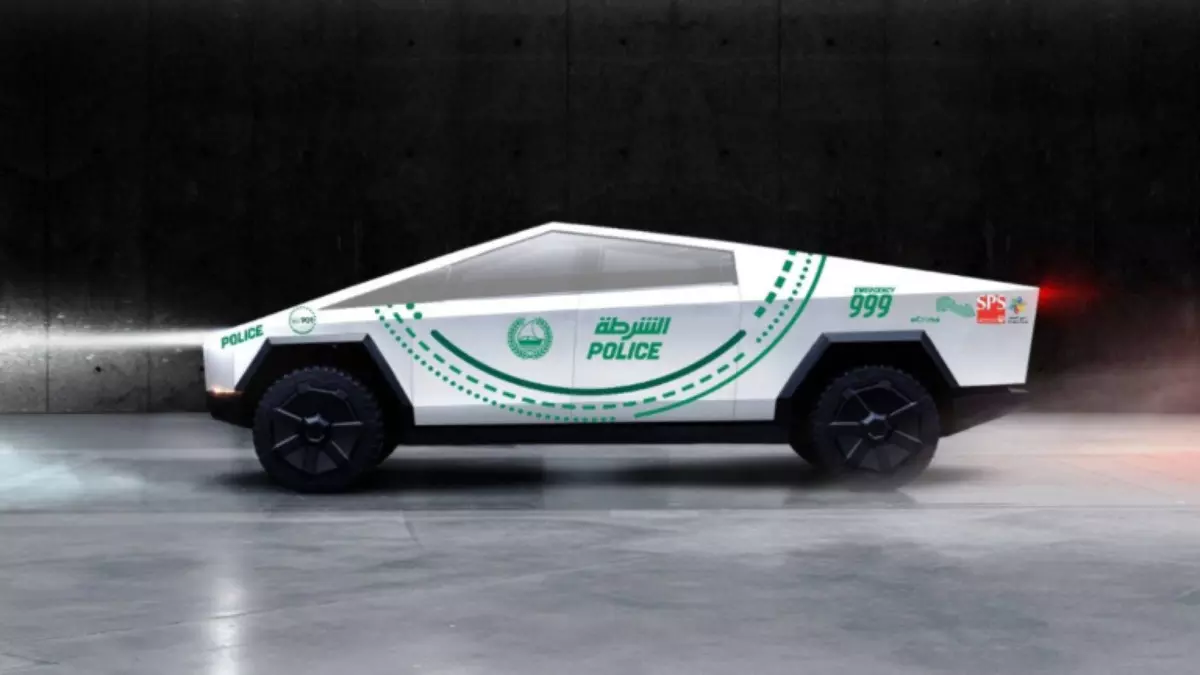 Dubai Police Fleet Gets Futuristic Tesla Cybertruck Electric Pickup