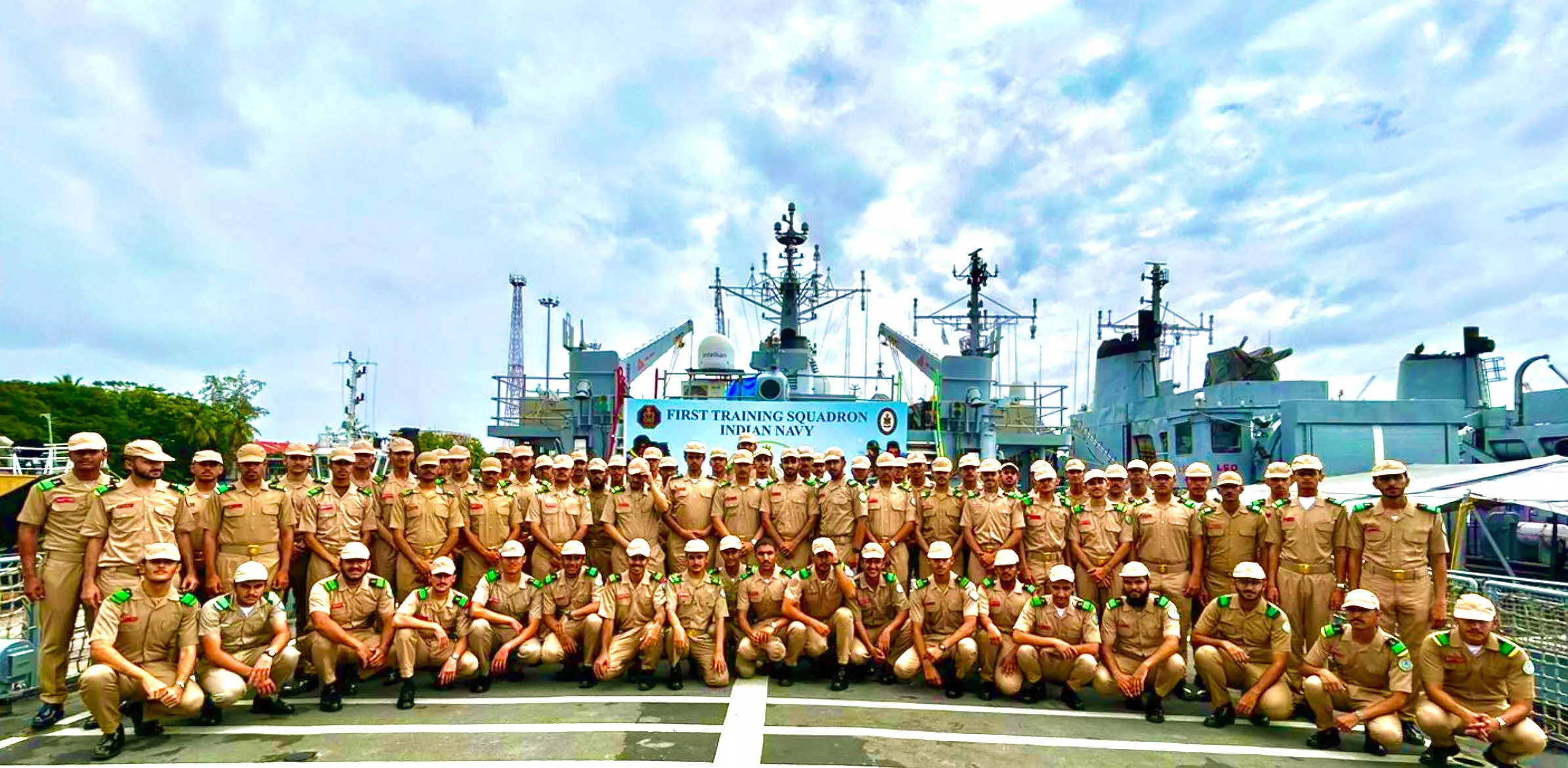 76 Saudi Naval Cadets Begin Training with Indian Navys First Training Squadron