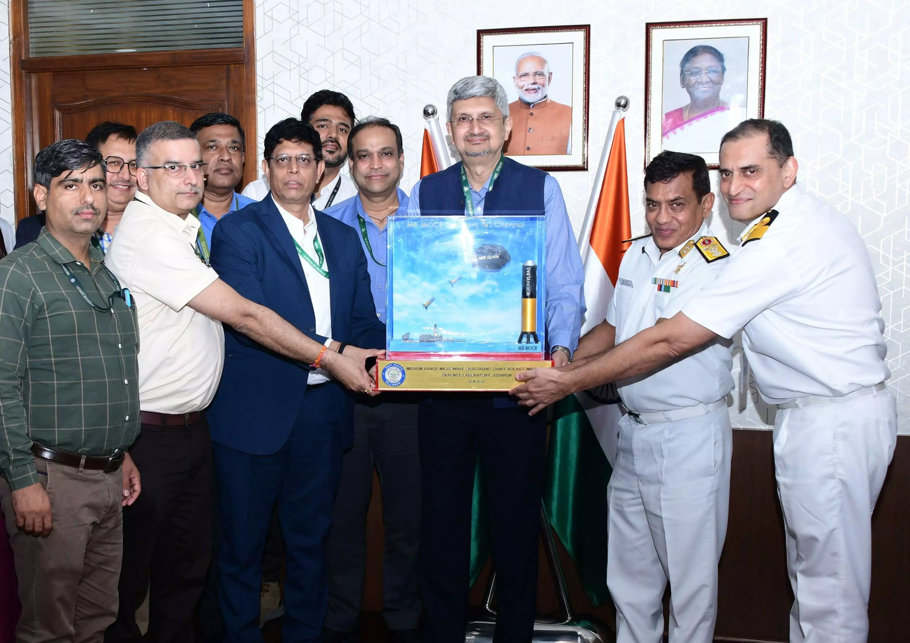 DRDO Delivers Advanced Microwave Obscurant Chaff Rockets to Indian Navy