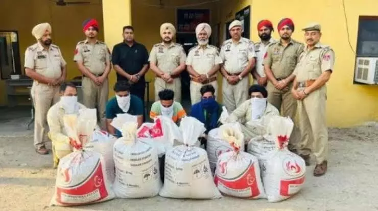 Punjab Police Busts Pak-Backed Drug Cartels, Seizes Heroin, Pistols in Amritsar