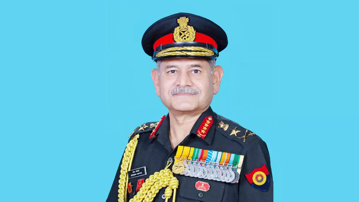 General Upendra Dwivedi Takes Charge as 30th Chief of the Indian Army Staff