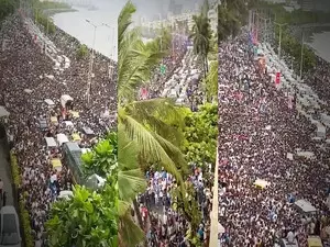 Thousands of thrilled Mumbaikars raring to accord grand welcome to Team India