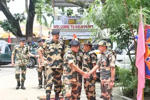 BSF ADG reviews construction of Composite BOP along strategic Indo-Bangladesh border