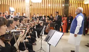 Vande Mataram in Vienna as Austrian artists welcome PM Modi