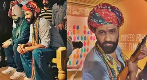 Vicky Kaushal, Ammy Virk’s day in Jaipur was full with thali meals, Kalbelia dancers & Tauba Tauba’