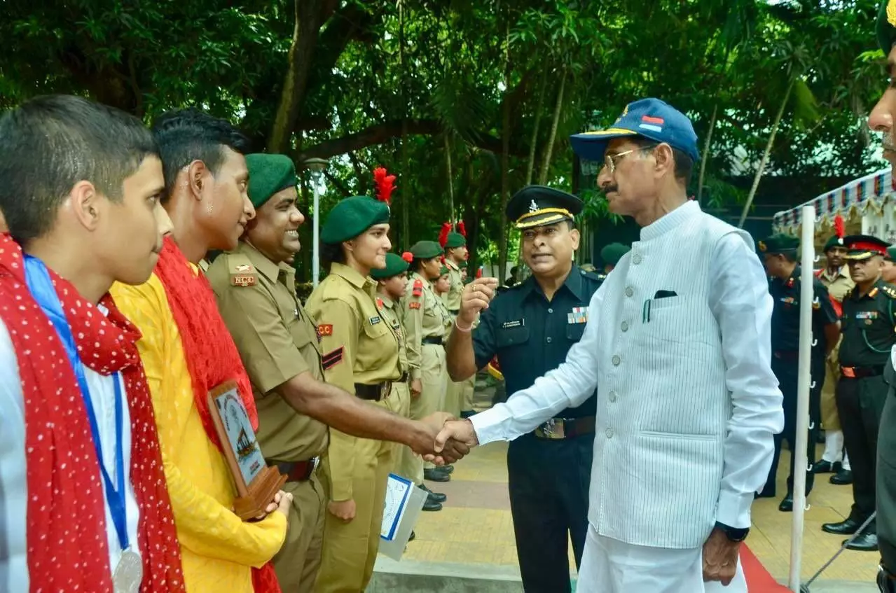 Raksha Rajya Mantri Sanjay Seth Visits Eastern Command HQ and NCC Directorate