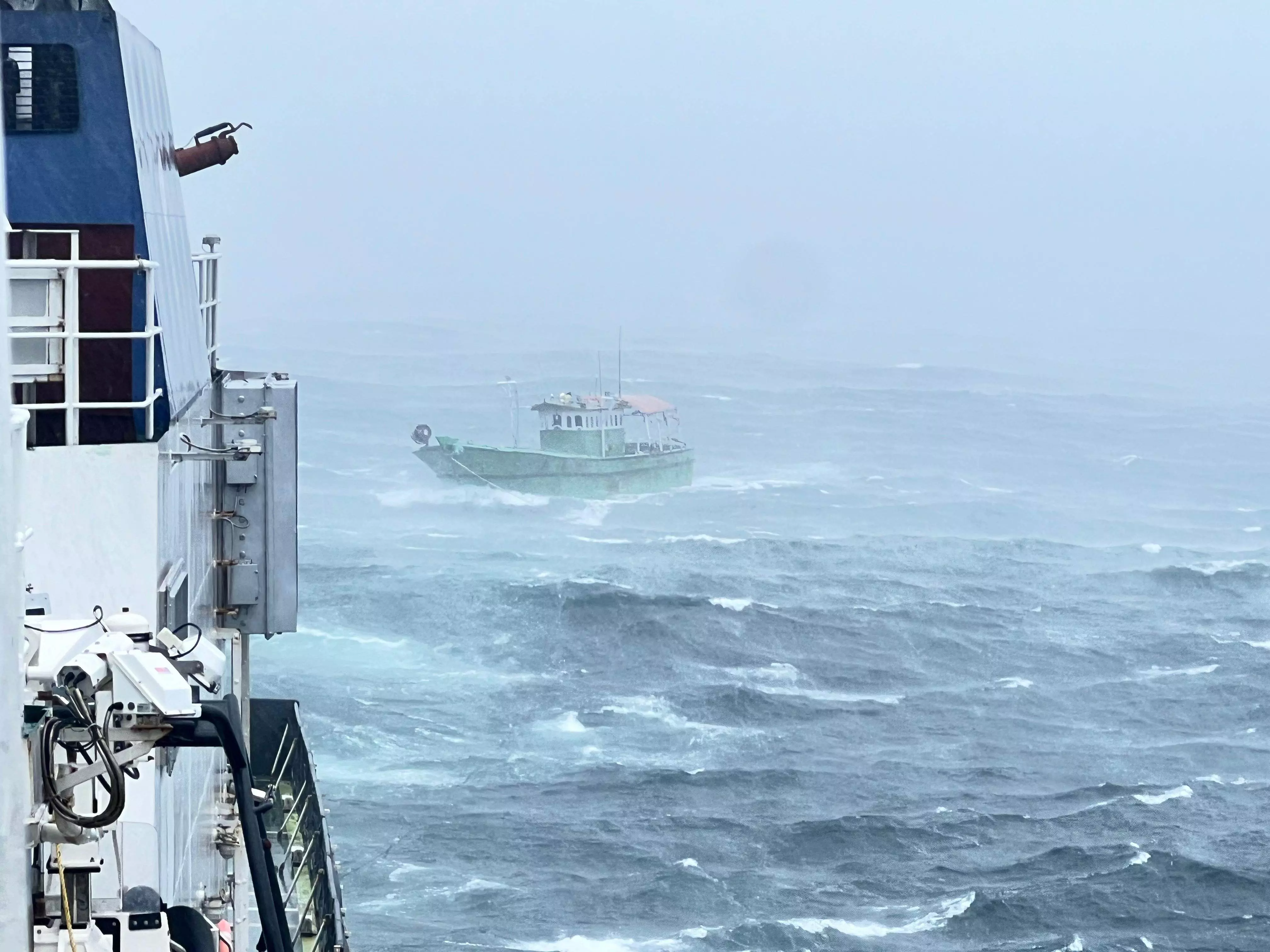 Indian Coast Guard Rescues 11 Crew Members from Sinking Fishing Boat off Kerala Coast