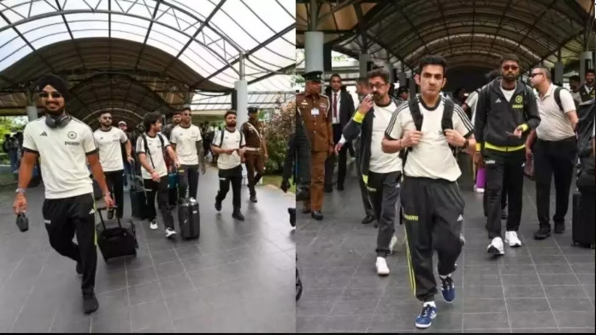 Team India Arrives in Sri Lanka for T20 Series Under New Leadership