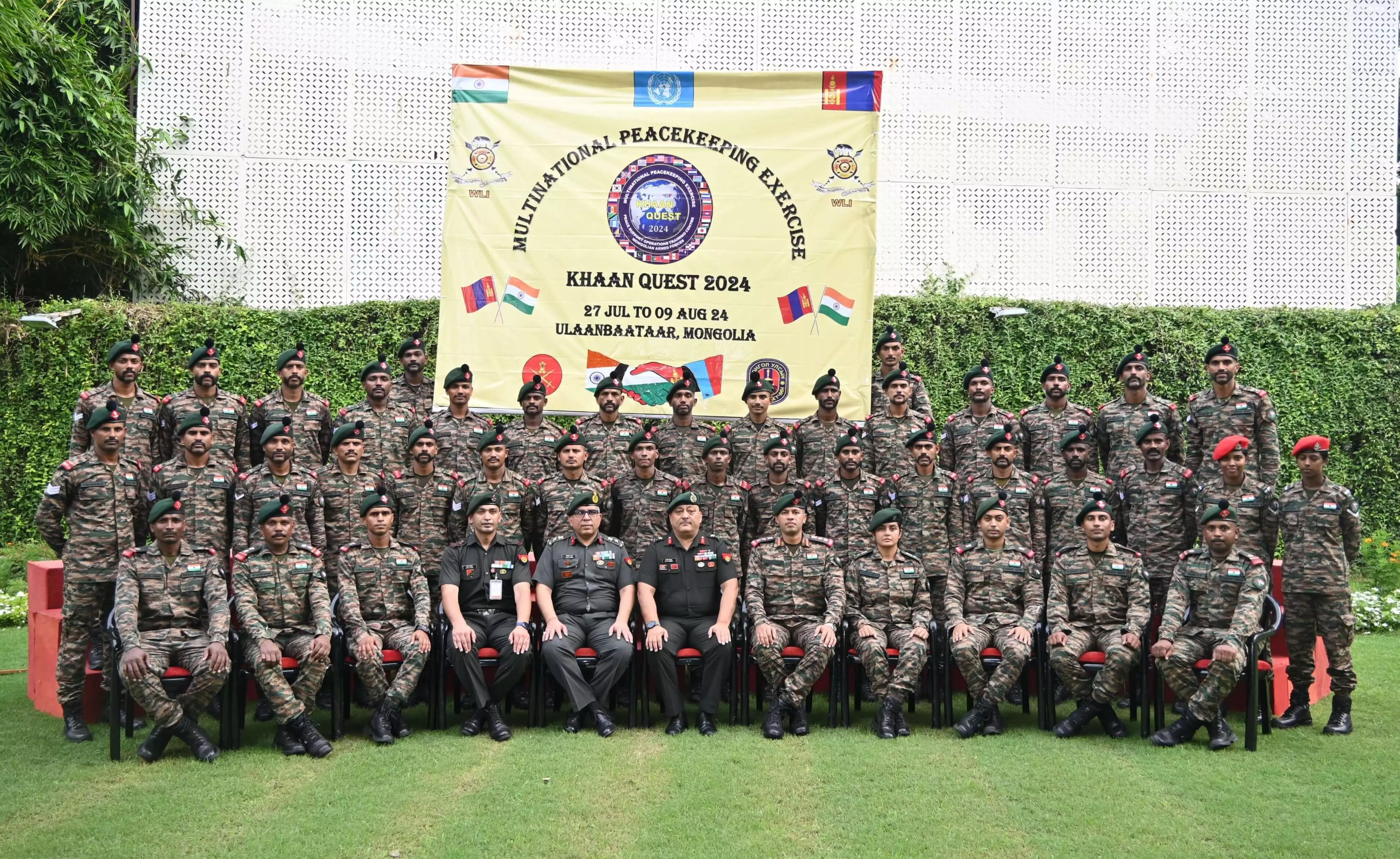 Indian Army Contingent Departs for Multinational Exercise KHAAN QUEST 2024 in Mongolia