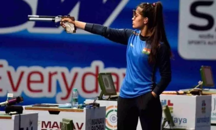 CM Nitish Kumar Lauds Manu Bhakers Historic Olympic Bronze in Shooting