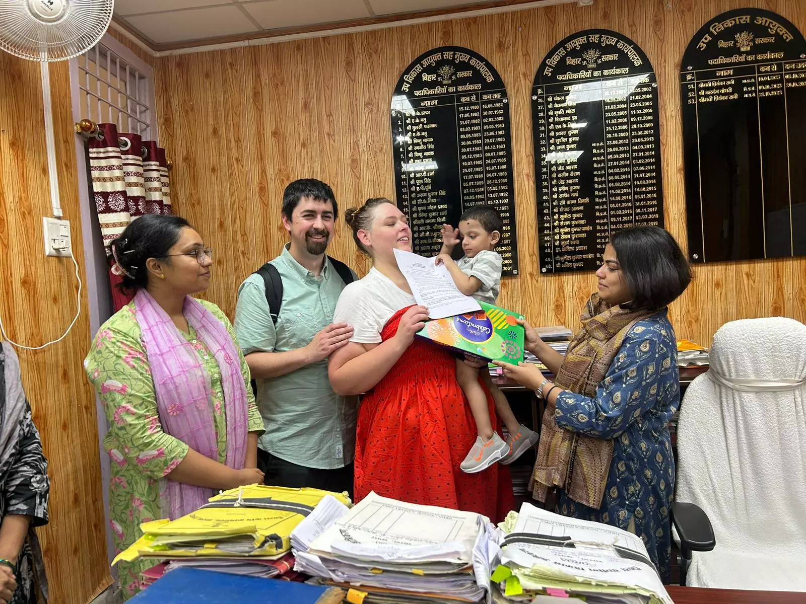 American Couples 8-Year Wait Ends as They Adopt Child in Bihars Saran District