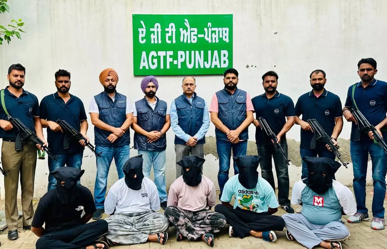 Punjab Police Thwarts Criminal Plot Ahead of Independence Day: Five Arrested in Major Anti-Gang Operation