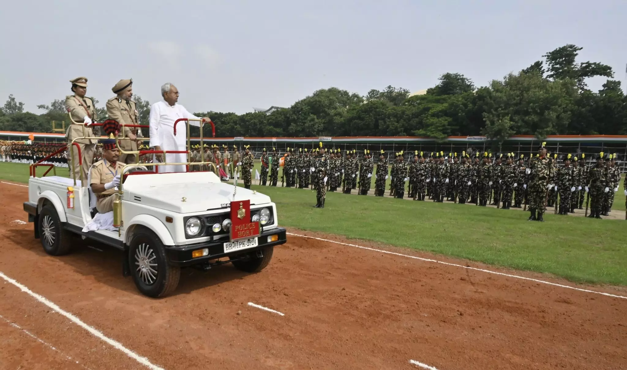 Bihar CM Nitish Kumar Addresses 78th Independence Day Celebrations at Gandhi Maidan, Patna