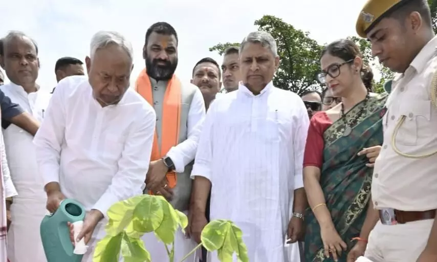 Bihar CM Observes Vriksha Suraksha Diwas on Raksha Bandhan