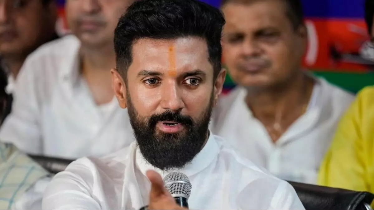 Chirag Paswan Opposes Lateral Entry in Government Jobs, Stresses on Reservation