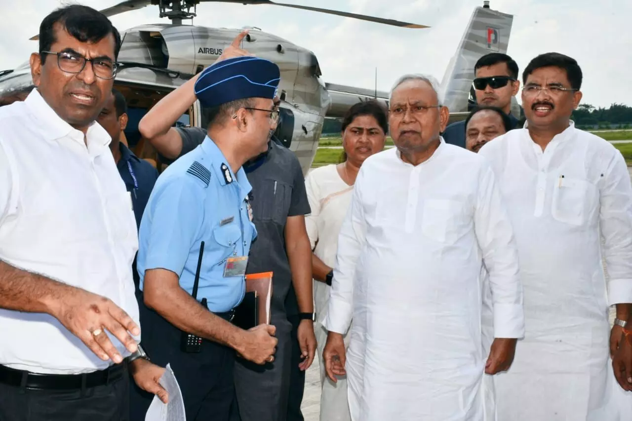 Bihar CM Nitish Kumar Reviews Progress of Chunapur Military Airport Development