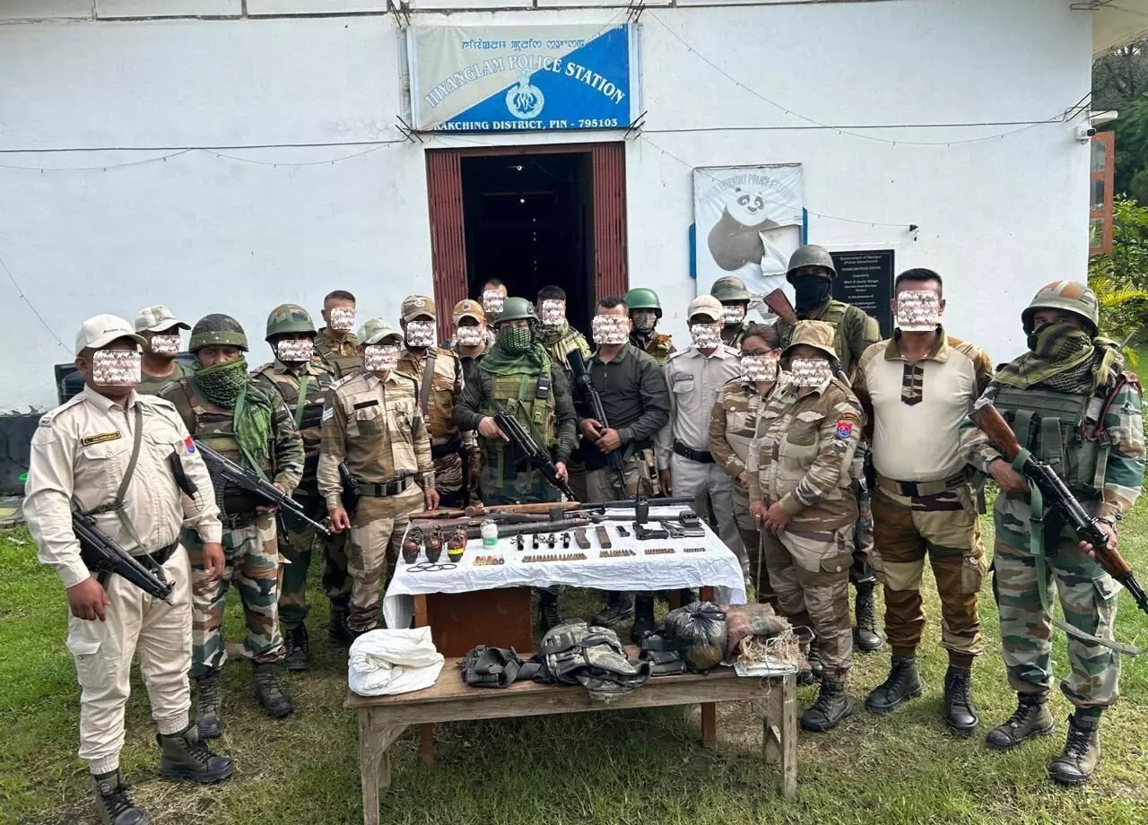 Massive Cache of Arms Recovered in Manipur Amid Ongoing Violence