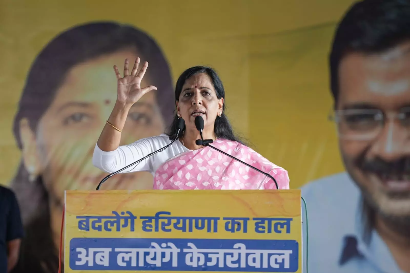 Reject BJP, get 24x7 power, ₹1K for women, quality schools & hospitals: AAP’s Sunita tells Haryana voters