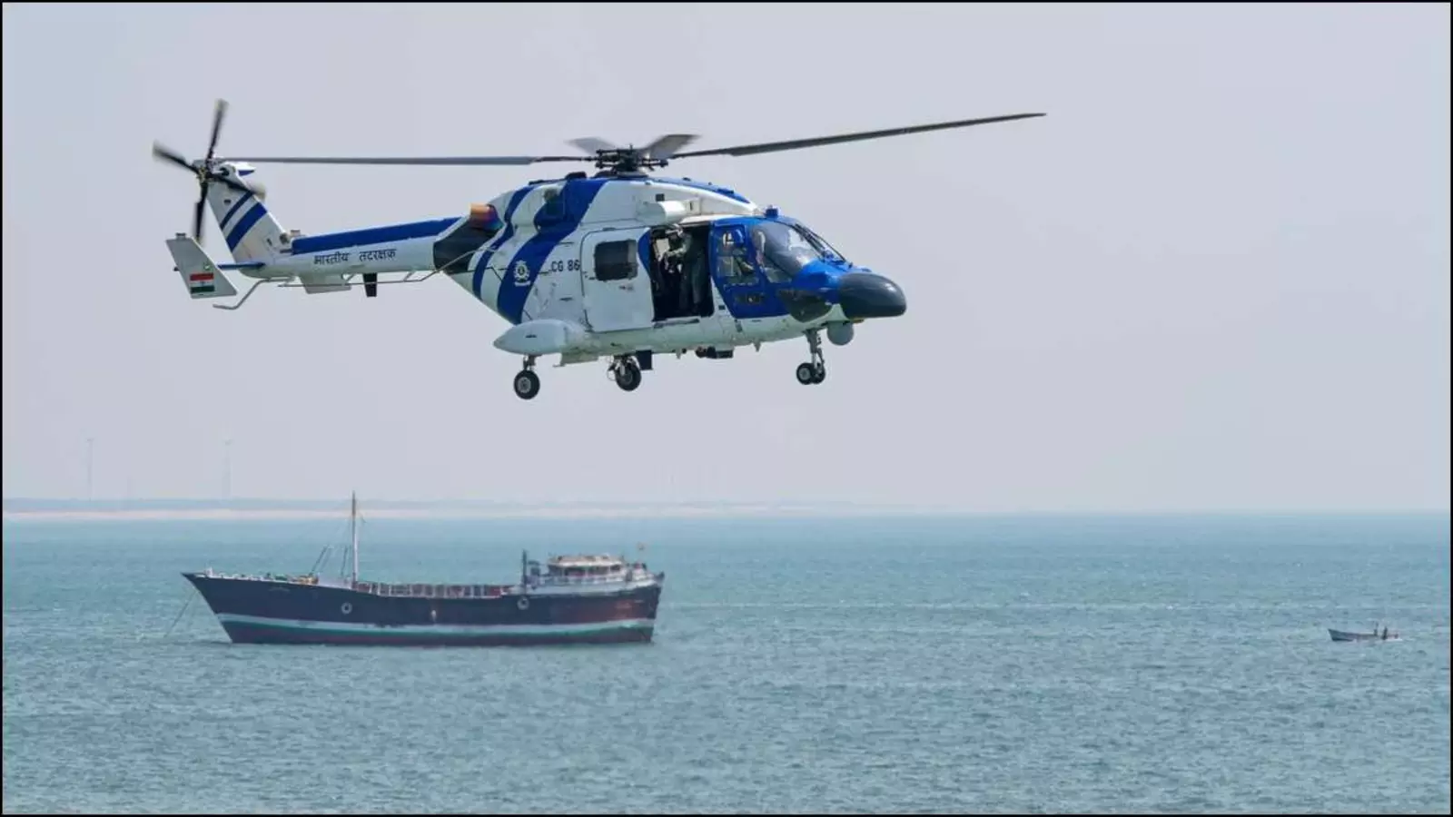 Indian Coast Guard Helicopter Crashes During Rescue Operation off Gujarat Coast, Three Crew Members Missing