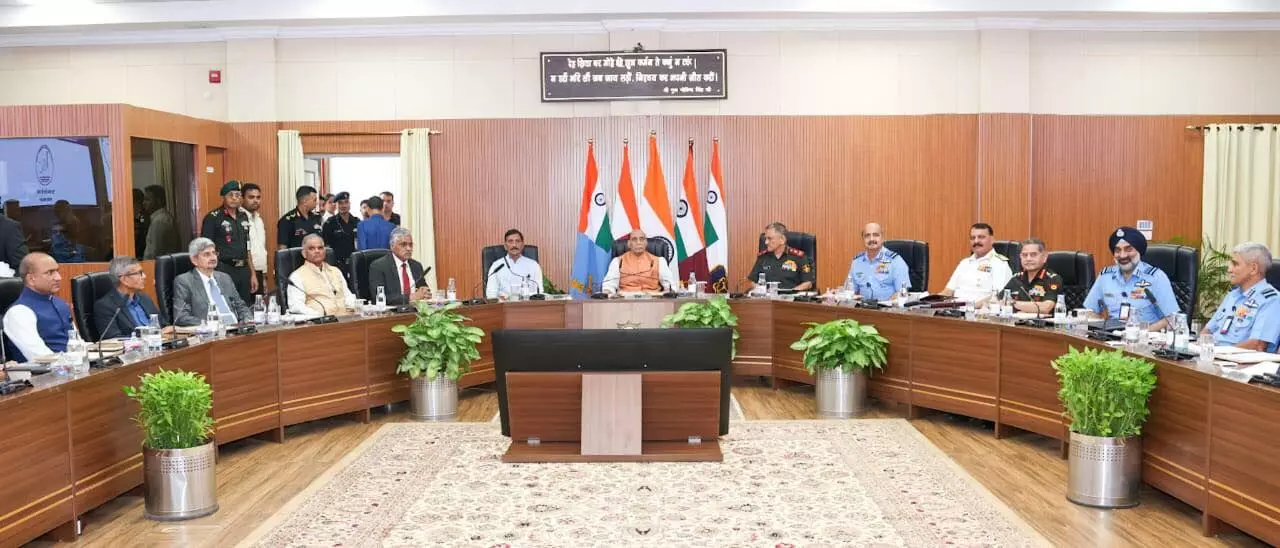 Union Defence Minister Emphasizes Preparedness and Innovation at Joint Commanders Conference