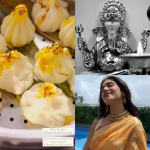 Bhumi Pednekar prepares modaks on Ganeshotsav following her Aajis recipe