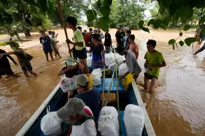 Tropical storm leaves Philippines with 6 dead, 2 missing