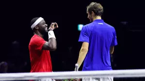 Laver Cup: Tiafoe upsets Medvedev, Alcaraz pulls Team Europe level with Team World