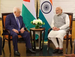 PM Modi meets Palestinian President, expresses deep concern on Gaza crisis