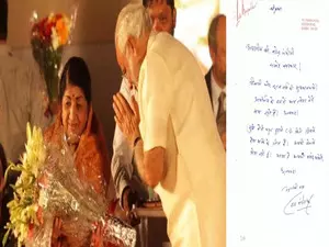 On Lata Mangeshkar’s birthday, singer’s old letter to PM Modi draws attention