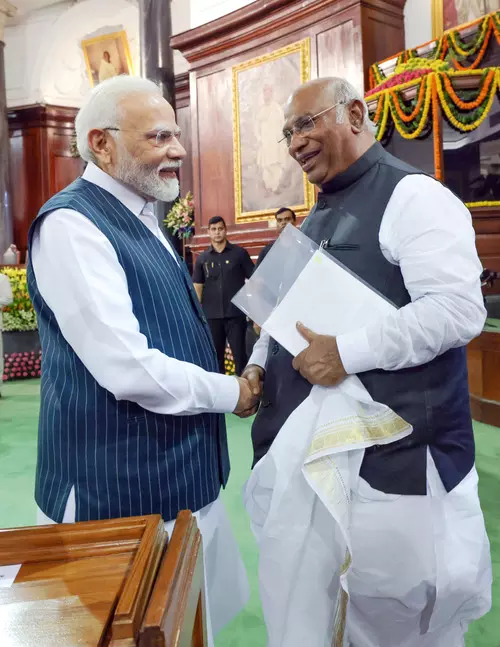 PM Modi speaks to Kharge, inquires about his health