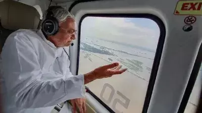 Nitish Kumar Conducts Aerial Survey of Flood-Affected Areas in Bihar, Directs Officials for Relief and Rescue Operations