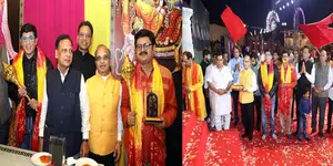 Aasif Sheikh, Rohitashv Gour visit iconic Luv Kush Ramlila at Lal Quila