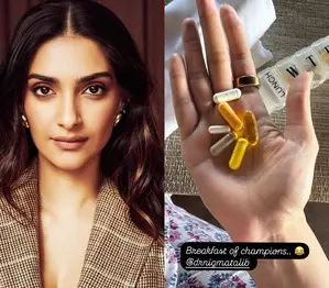 Sonam Kapoor shares a glimpse of her ‘breakfast of champions’