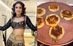 Nia Sharma flaunts her culinary skills as she makes special Navratri delicacy