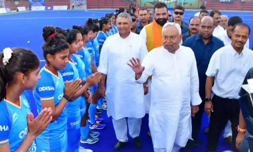 Bihar CM Nitish Kumar Unveils Logo and Mascot for Womens Asian Champions Trophy 2024