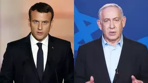 Macron talks with Netanyahu amid tensions over arms embargo