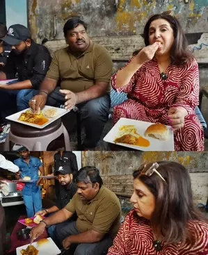 Farah Khan cooks angara chicken with vlogger R Rajesh