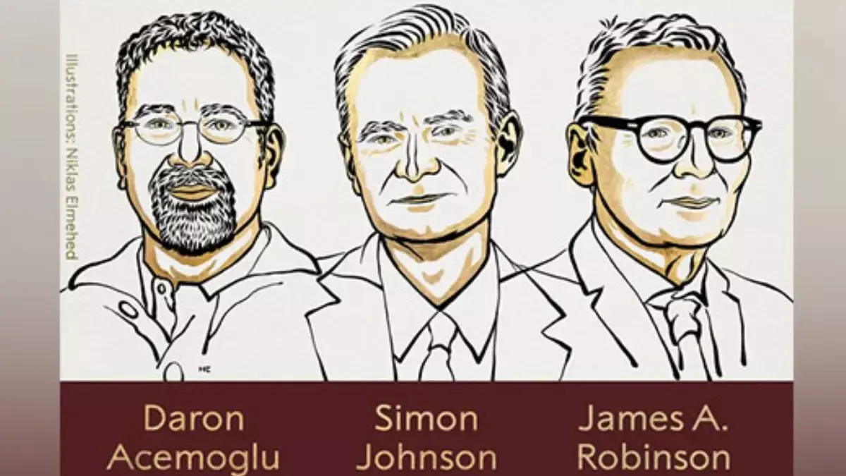 2024 Nobel Prize in Economics Awarded to Acemoglu, Johnson, and Robinson for Research on Institutions and Economic Prosperity