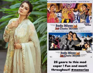 Raveena Tandon celebrates 26 years of ‘Bade Miyan Chote Miyan’