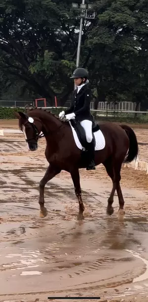 Young Inaara Mehta shines in trials for FEI World Dressage Challenge