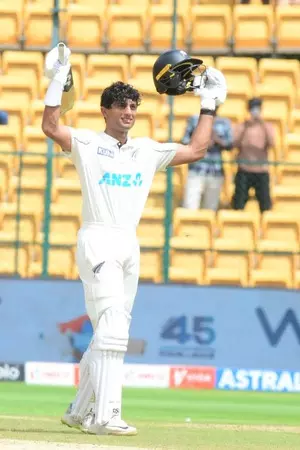 Rachin becomes first NZ batter to score Test ton in India since 2012