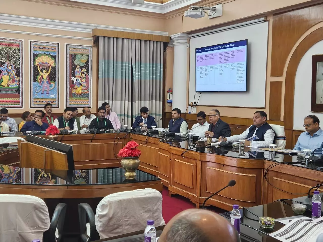 Bihar Chief Secretary Reviews PM GatiShakti Master Plan Progress and Land Revenue Data Integration