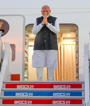 PM Modi reaches Delhi after attending productive BRICS Summit in Russia