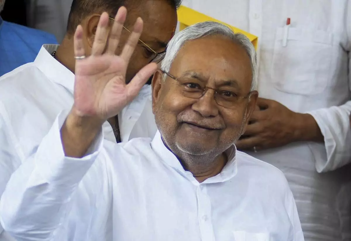 Bihar CM Nitish Kumar Lays Foundation for Panchayat Government Buildings and State Panchayat Resource Centre