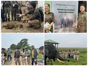 Training held for frontline forest personnel ahead of elephant census in NE states